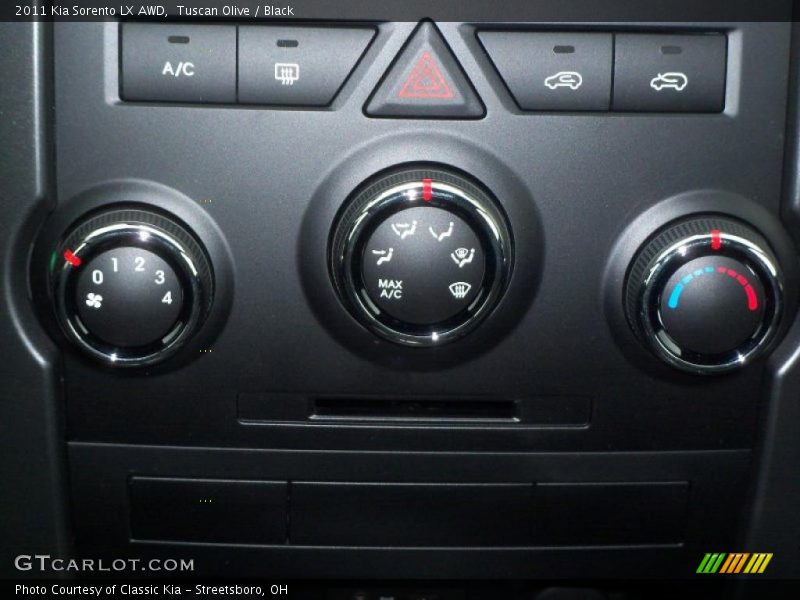 Tuscan Olive / Black 2011 Kia Sorento LX AWD