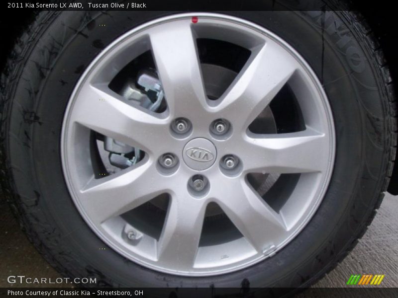 Tuscan Olive / Black 2011 Kia Sorento LX AWD