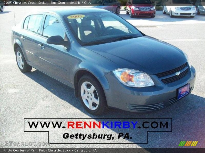 Blue Granite Metallic / Gray 2005 Chevrolet Cobalt Sedan