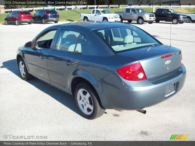 Blue Granite Metallic / Gray 2005 Chevrolet Cobalt Sedan