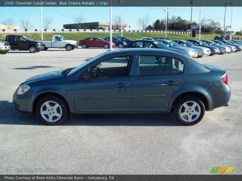 Blue Granite Metallic / Gray 2005 Chevrolet Cobalt Sedan