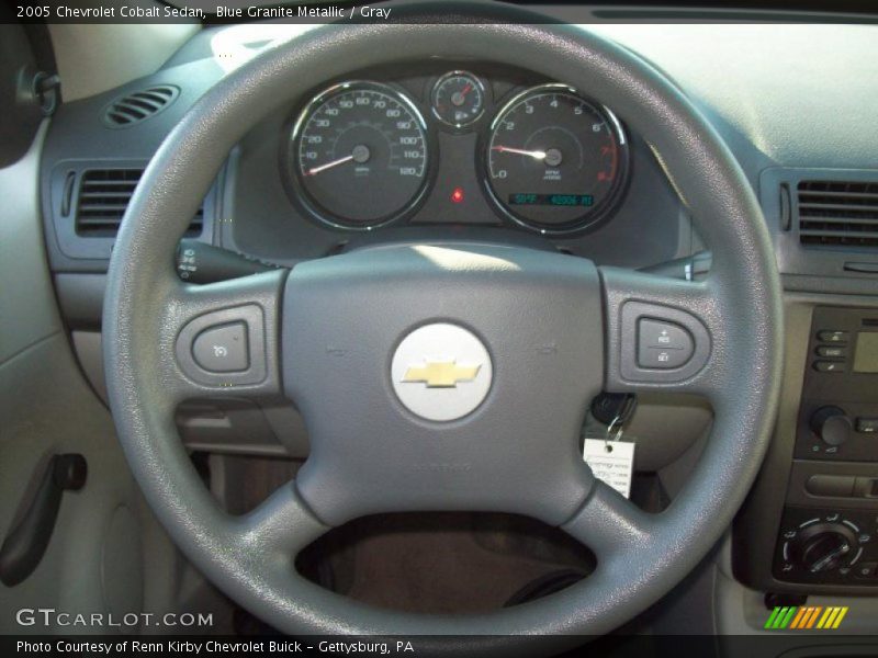Blue Granite Metallic / Gray 2005 Chevrolet Cobalt Sedan