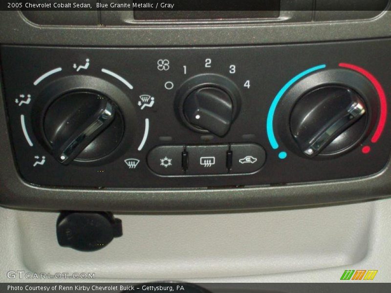 Blue Granite Metallic / Gray 2005 Chevrolet Cobalt Sedan