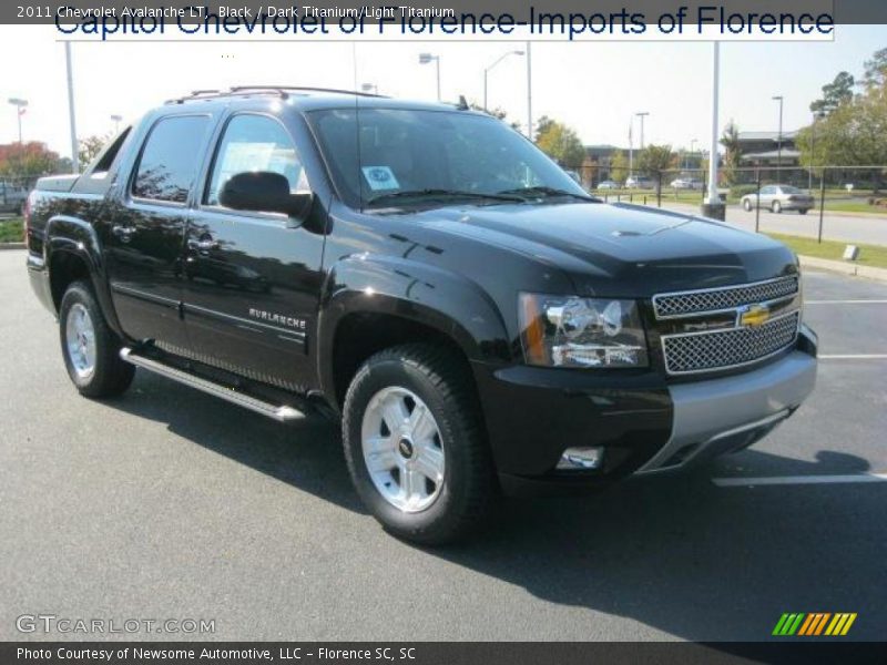 Black / Dark Titanium/Light Titanium 2011 Chevrolet Avalanche LT
