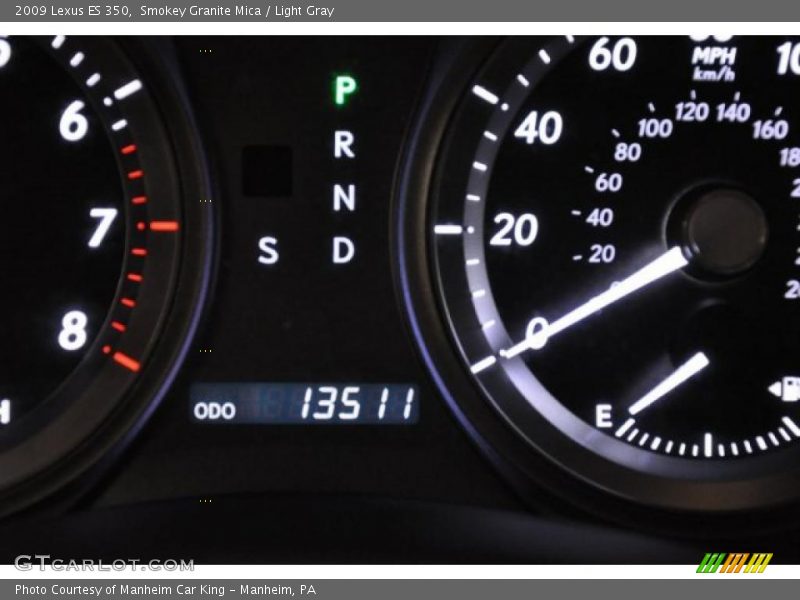 Smokey Granite Mica / Light Gray 2009 Lexus ES 350