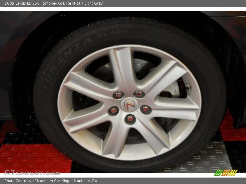 Smokey Granite Mica / Light Gray 2009 Lexus ES 350