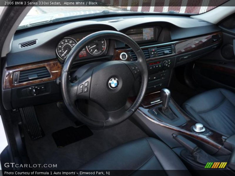 Black Interior - 2006 3 Series 330xi Sedan 