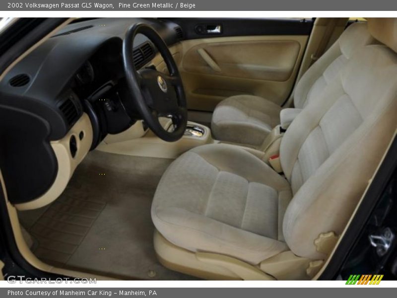 Pine Green Metallic / Beige 2002 Volkswagen Passat GLS Wagon