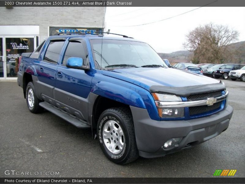  2003 Avalanche 1500 Z71 4x4 Arrival Blue