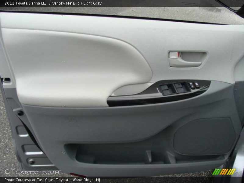 Silver Sky Metallic / Light Gray 2011 Toyota Sienna LE