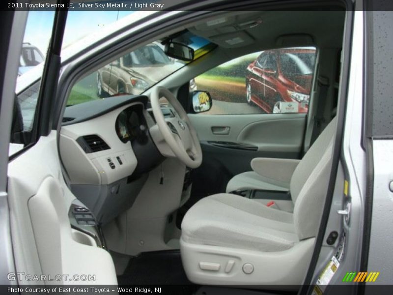 Silver Sky Metallic / Light Gray 2011 Toyota Sienna LE