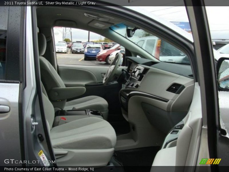 Silver Sky Metallic / Light Gray 2011 Toyota Sienna LE