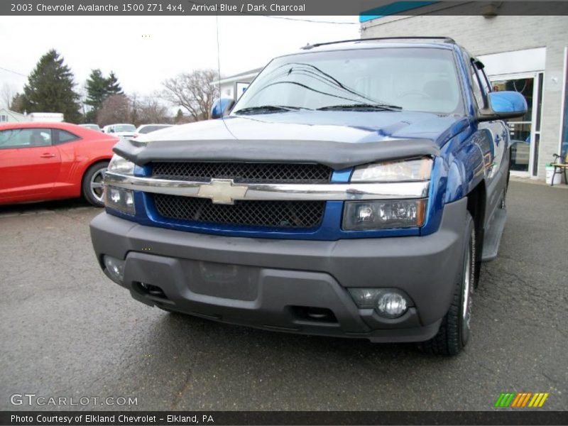 Arrival Blue / Dark Charcoal 2003 Chevrolet Avalanche 1500 Z71 4x4