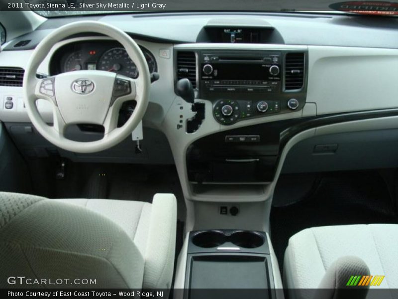 Silver Sky Metallic / Light Gray 2011 Toyota Sienna LE