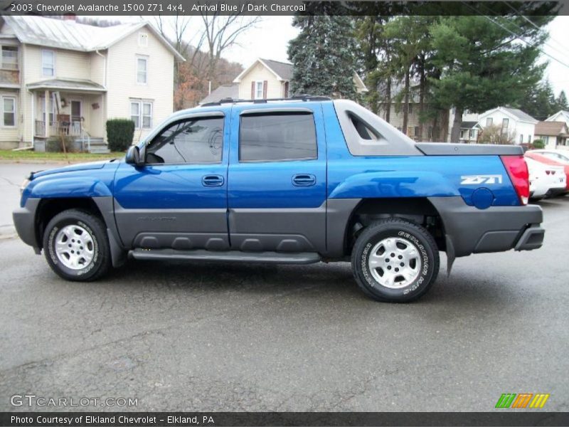  2003 Avalanche 1500 Z71 4x4 Arrival Blue