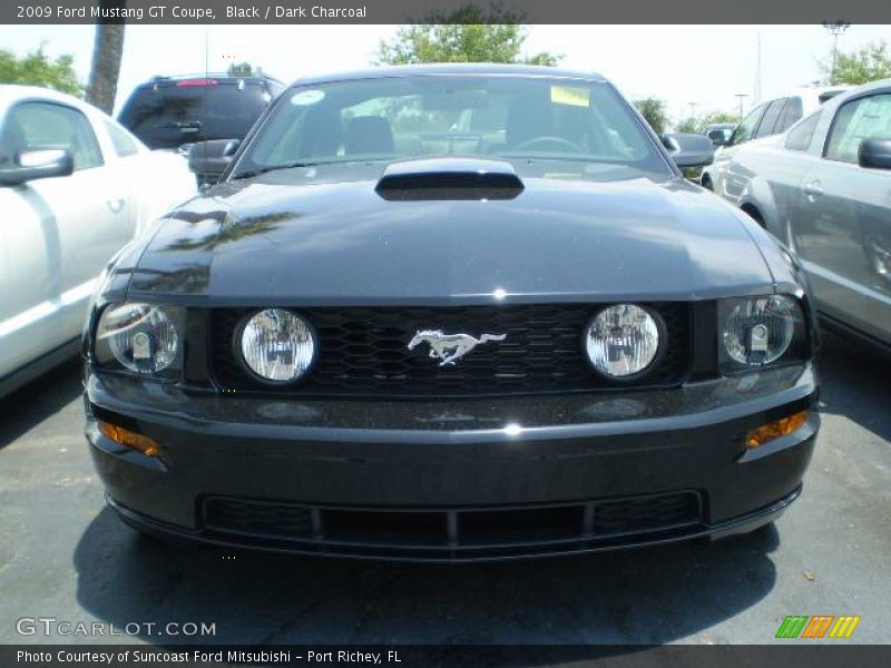 Black / Dark Charcoal 2009 Ford Mustang GT Coupe