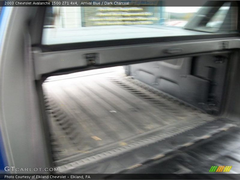 Arrival Blue / Dark Charcoal 2003 Chevrolet Avalanche 1500 Z71 4x4