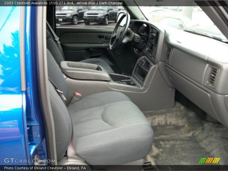 Arrival Blue / Dark Charcoal 2003 Chevrolet Avalanche 1500 Z71 4x4