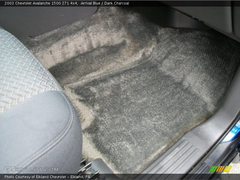 Arrival Blue / Dark Charcoal 2003 Chevrolet Avalanche 1500 Z71 4x4