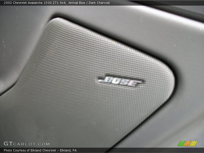 Arrival Blue / Dark Charcoal 2003 Chevrolet Avalanche 1500 Z71 4x4