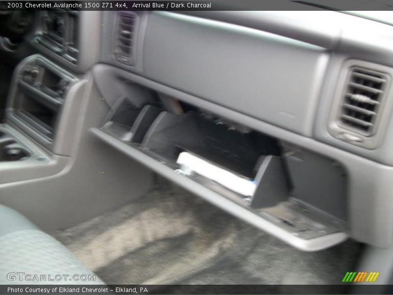 Arrival Blue / Dark Charcoal 2003 Chevrolet Avalanche 1500 Z71 4x4