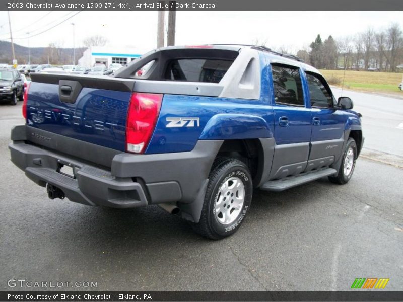  2003 Avalanche 1500 Z71 4x4 Arrival Blue