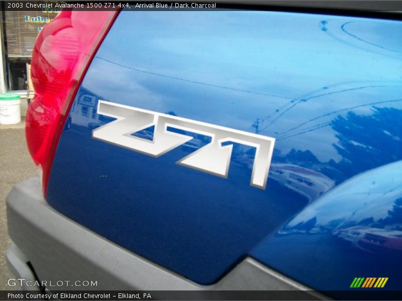  2003 Avalanche 1500 Z71 4x4 Logo