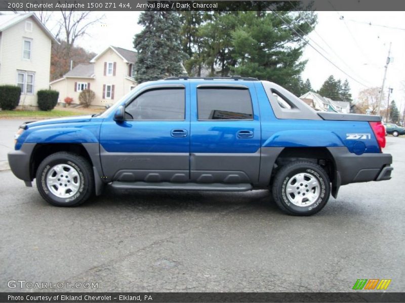  2003 Avalanche 1500 Z71 4x4 Arrival Blue