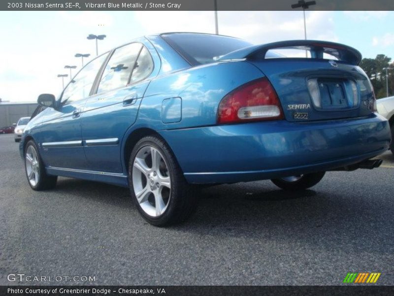 Vibrant Blue Metallic / Stone Gray 2003 Nissan Sentra SE-R
