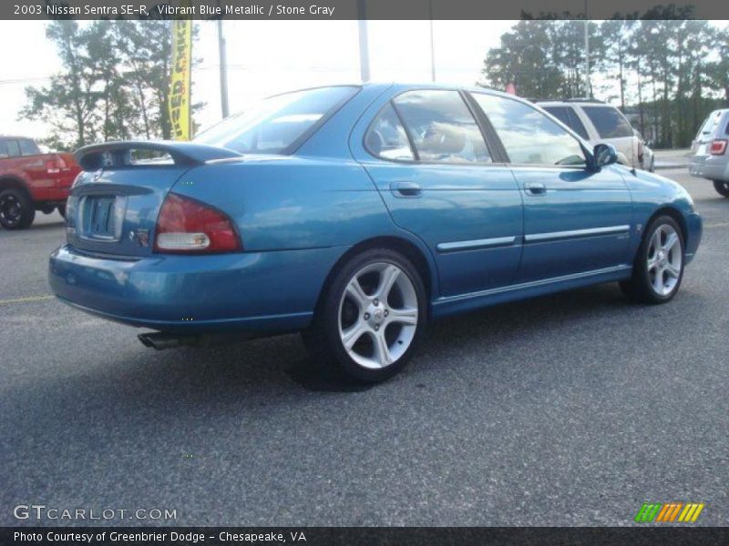 Vibrant Blue Metallic / Stone Gray 2003 Nissan Sentra SE-R