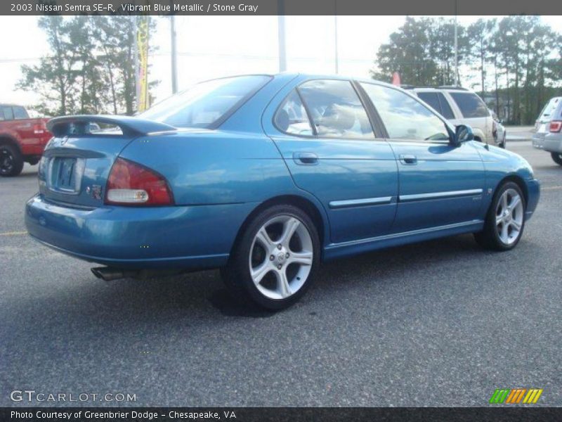 Vibrant Blue Metallic / Stone Gray 2003 Nissan Sentra SE-R