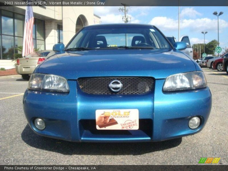 Vibrant Blue Metallic / Stone Gray 2003 Nissan Sentra SE-R