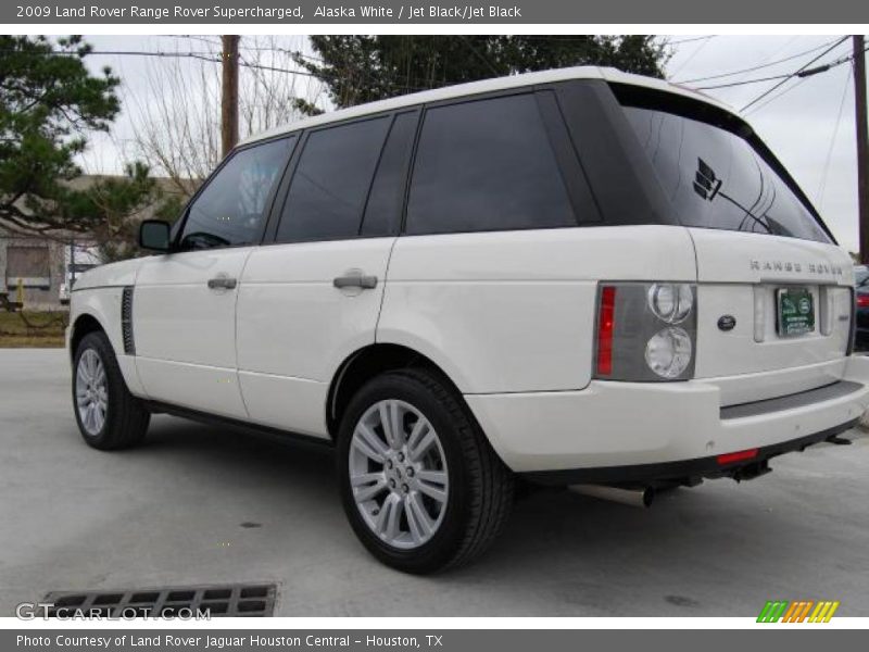 Alaska White / Jet Black/Jet Black 2009 Land Rover Range Rover Supercharged