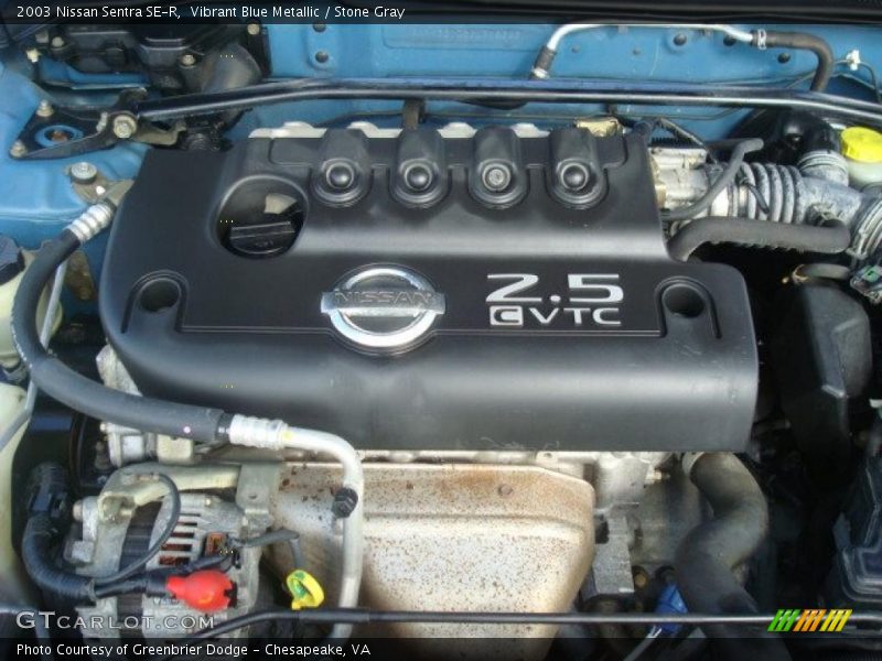  2003 Sentra SE-R Engine - 2.5 Liter DOHC 16-Valve CVTC 4 Cylinder