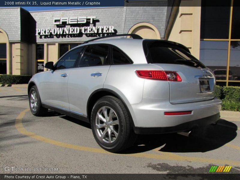 Liquid Platinum Metallic / Graphite 2008 Infiniti FX 35