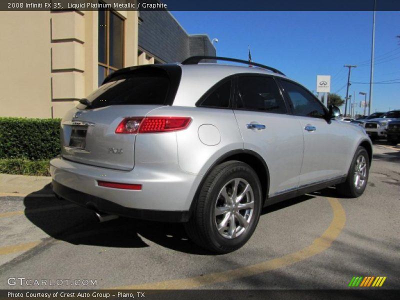 Liquid Platinum Metallic / Graphite 2008 Infiniti FX 35