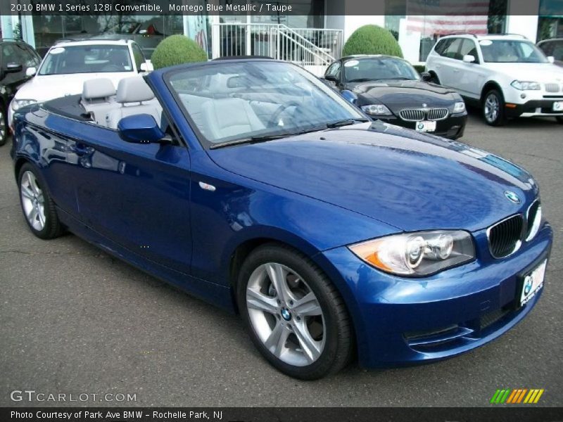 Front 3/4 View of 2010 1 Series 128i Convertible