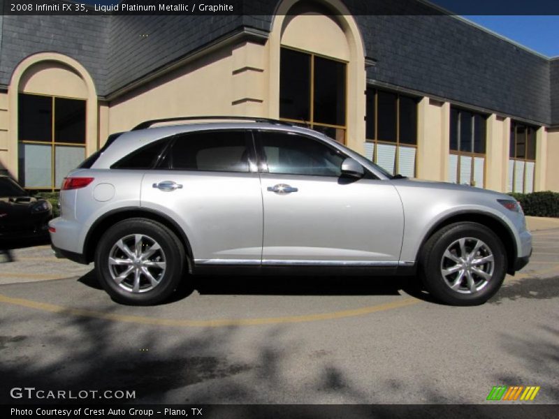 Liquid Platinum Metallic / Graphite 2008 Infiniti FX 35
