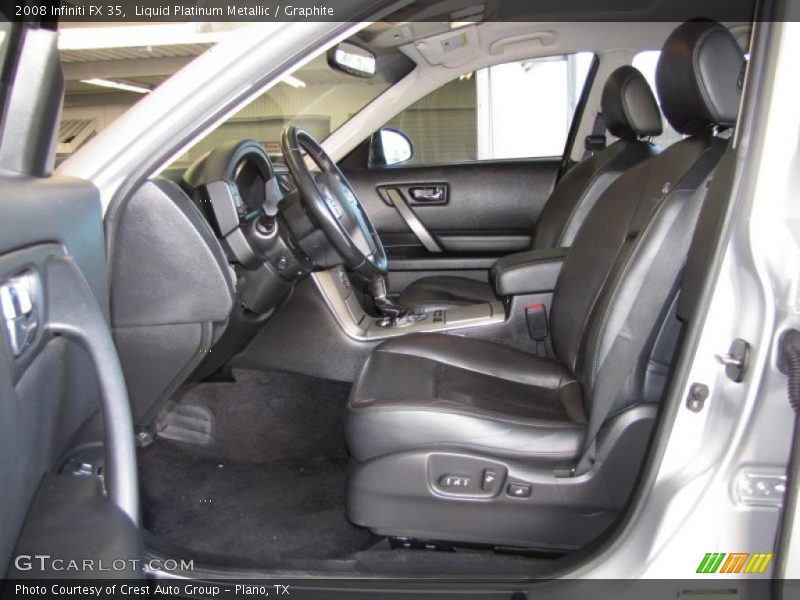 Liquid Platinum Metallic / Graphite 2008 Infiniti FX 35