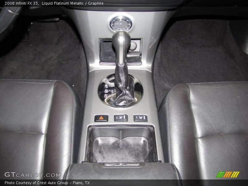 Liquid Platinum Metallic / Graphite 2008 Infiniti FX 35