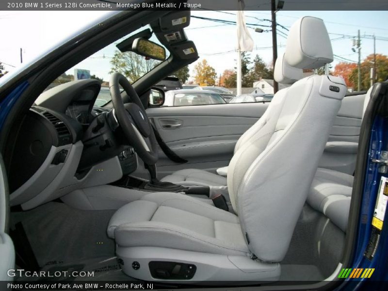 2010 1 Series 128i Convertible Taupe Interior