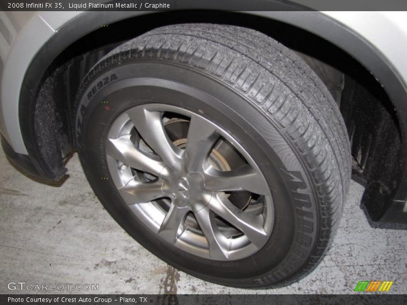 Liquid Platinum Metallic / Graphite 2008 Infiniti FX 35