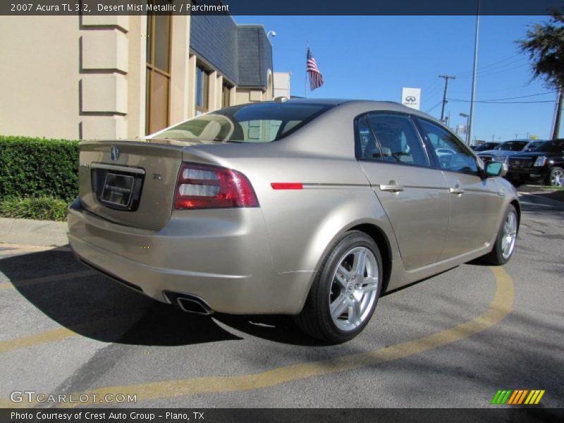 Desert Mist Metallic / Parchment 2007 Acura TL 3.2