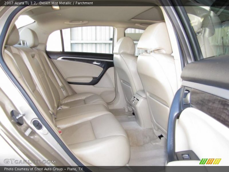 Rear Seat of 2007 TL 3.2