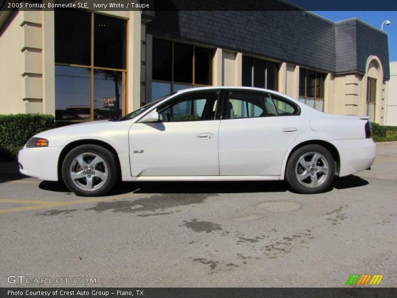 Ivory White / Taupe 2005 Pontiac Bonneville SLE