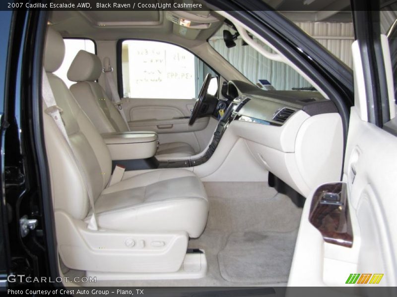 Black Raven / Cocoa/Light Cashmere 2007 Cadillac Escalade AWD