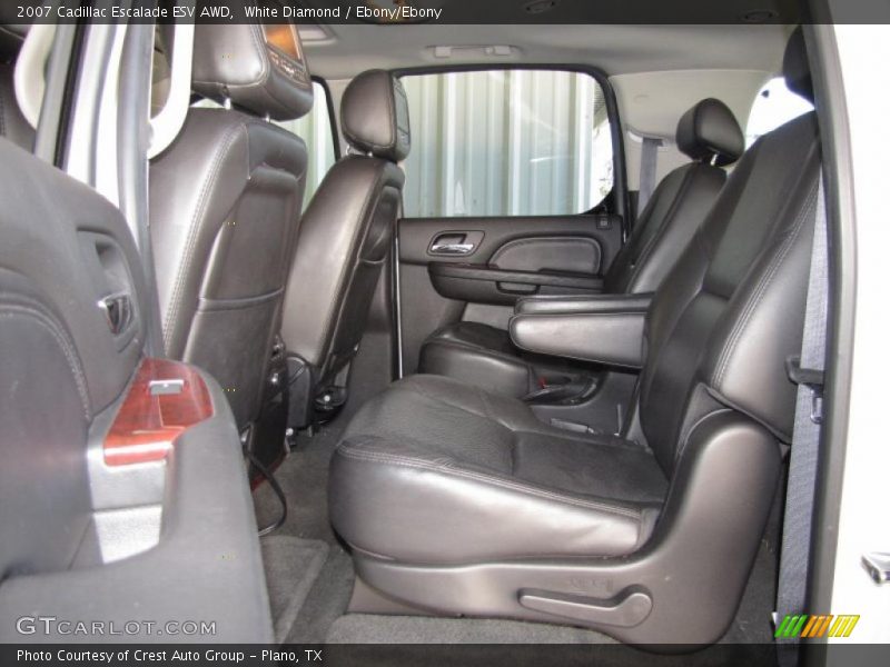 White Diamond / Ebony/Ebony 2007 Cadillac Escalade ESV AWD