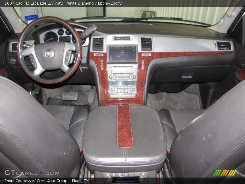 White Diamond / Ebony/Ebony 2007 Cadillac Escalade ESV AWD