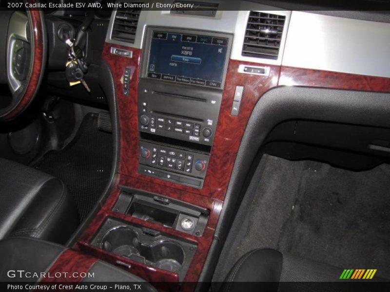 White Diamond / Ebony/Ebony 2007 Cadillac Escalade ESV AWD