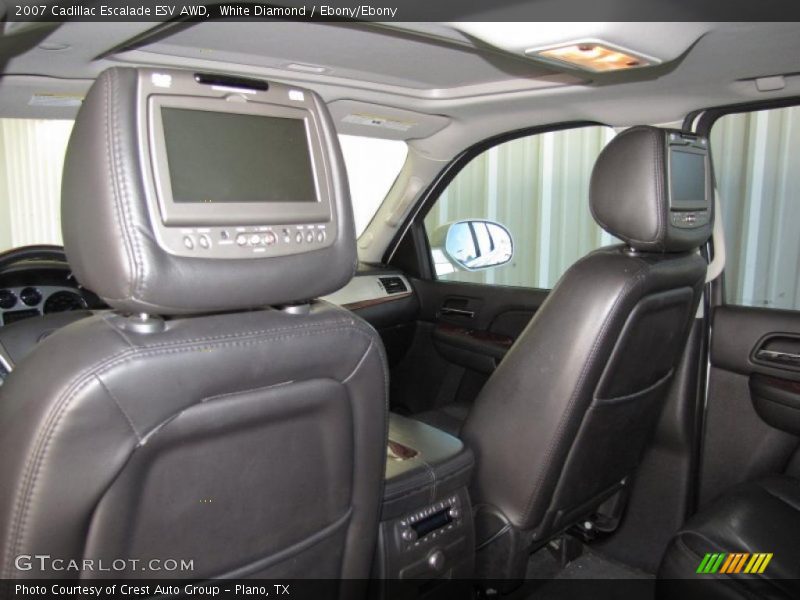 White Diamond / Ebony/Ebony 2007 Cadillac Escalade ESV AWD